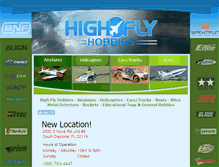 Tablet Screenshot of highflyhobbies.com